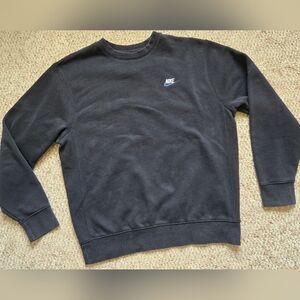 Nike Men's Black Crewneck Sweater